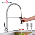 A0024-B Schwanenhals Küchenspüle Wasserhahn, Bleifreier Küchenmixer-Tap-Wasserhahn, Wasserhahn für Küchenspüle herausziehen